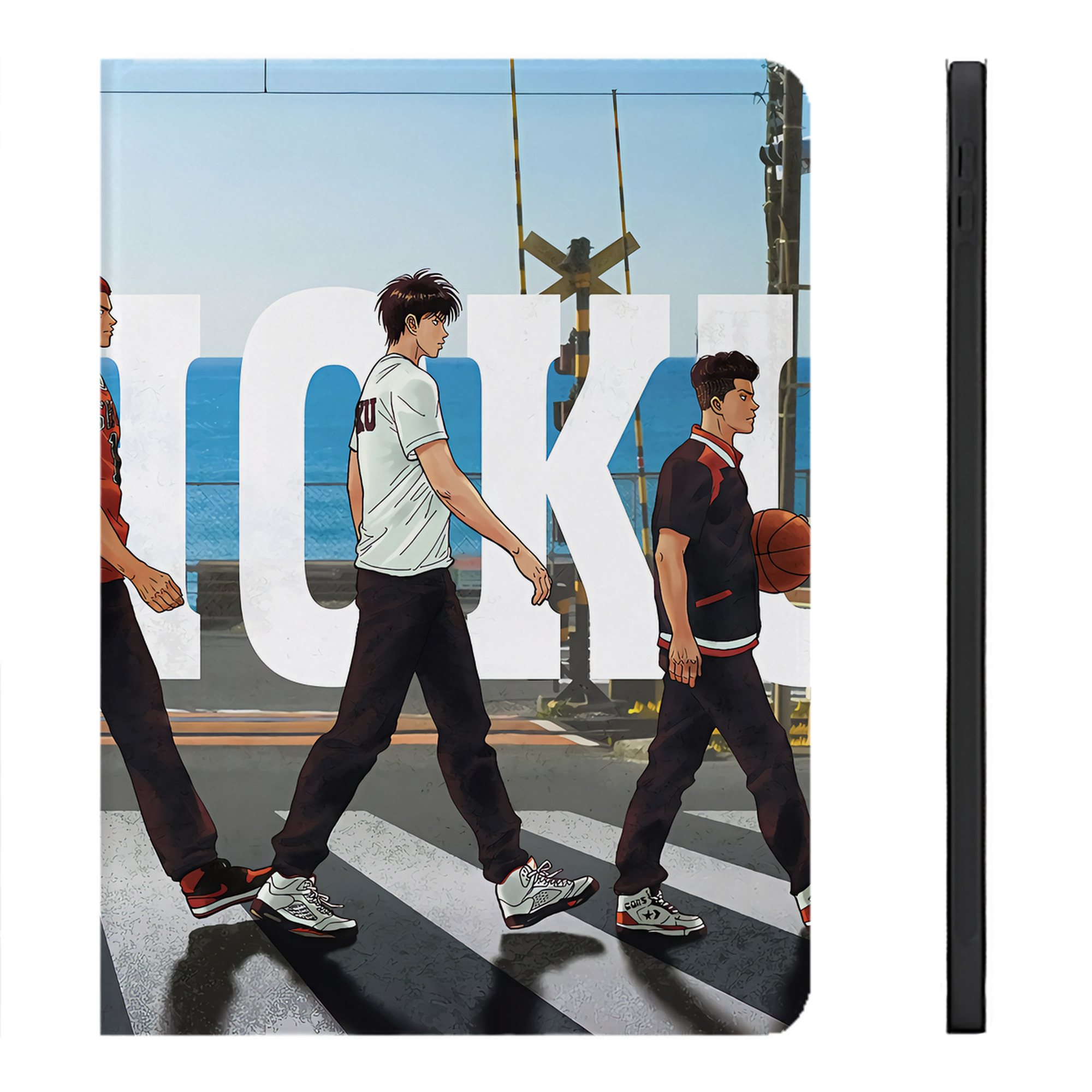 （画像用） SLAM DUNK／スラムダンク IPadケース ペンホルダー付き ブックスタイルデザイン